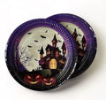 Halloween Papptallerkener, 10 stk