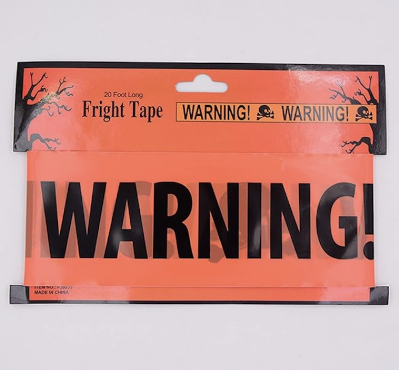 Halloween Fright Tape