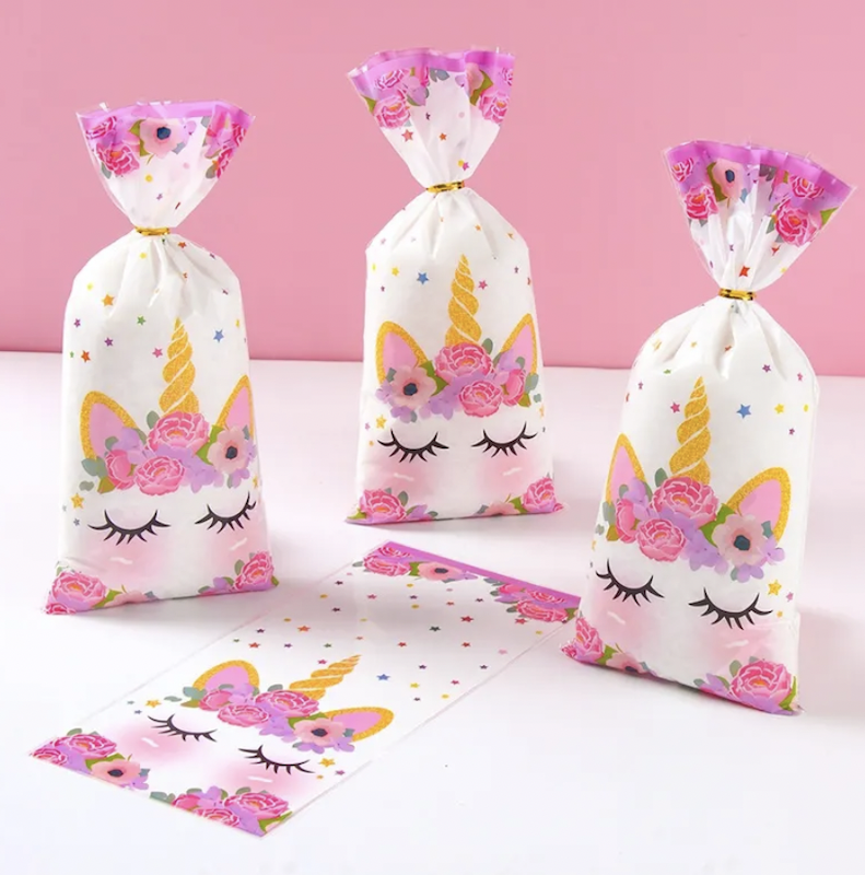 Enhjørning Candy Bags