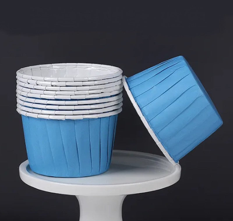 Lyseblå Cupcakeformer, 40 stk