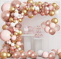 Ballongbue Rose Gold og Rosa