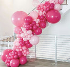 Stor Lyserosa Latexballong