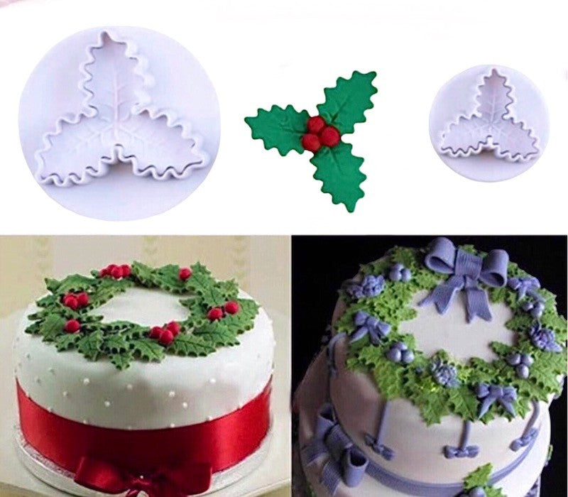 Utstikkere Kristtorn, 3 blader
