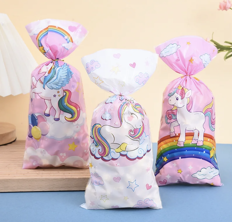 Enhjørning Candy Bags