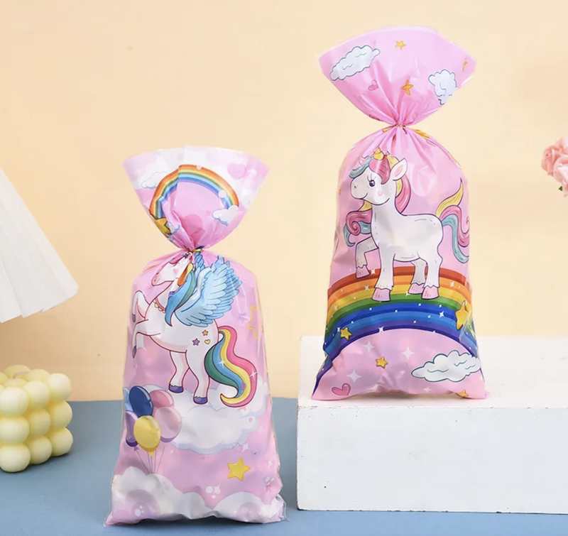 Enhjørning Candy Bags