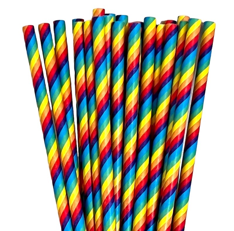 Stripede Papirsugerør