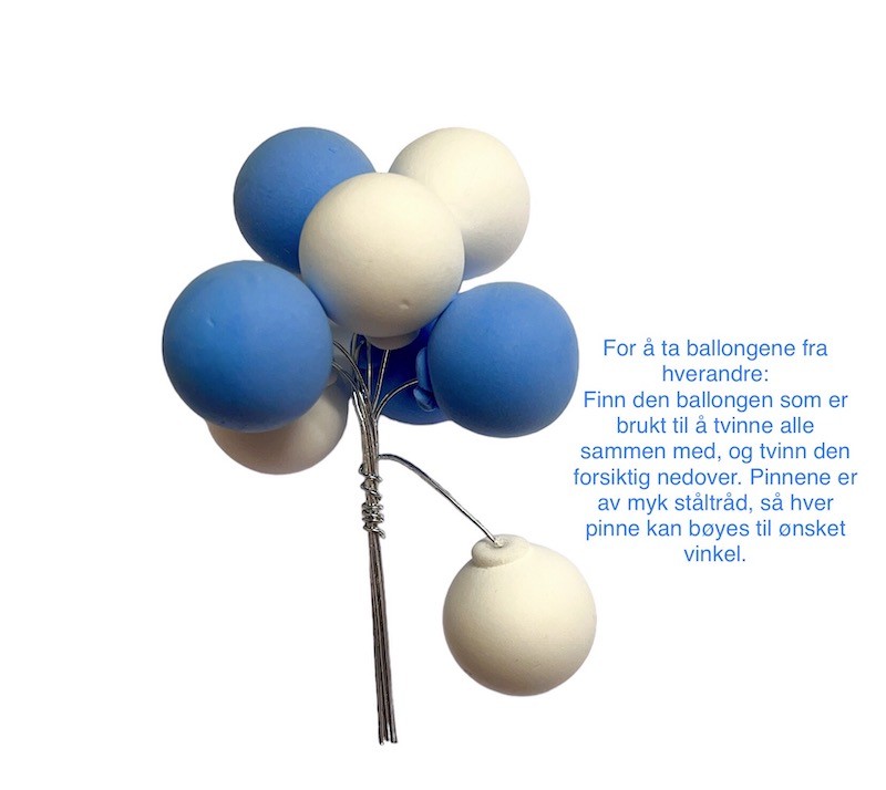Kakedekorasjon Ballongbukett