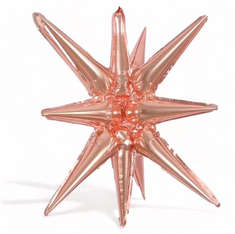 Rose Gold 3D Foliestjerne