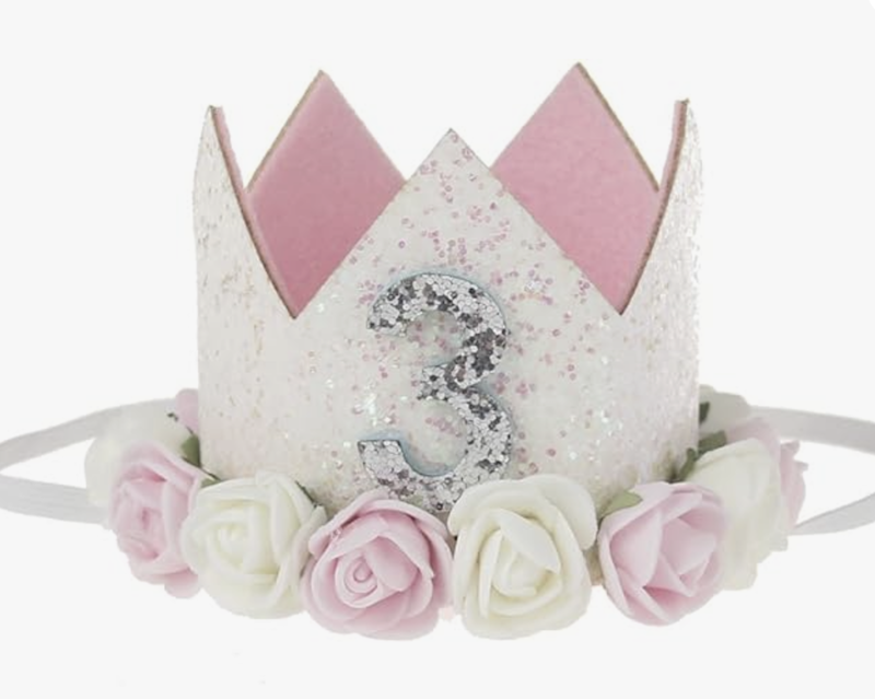 Prinsessekrone 3 år, Hvit