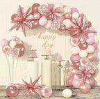 Rose Gold 3D Foliestjerne