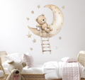 Drømmende Teddy Wallsticker