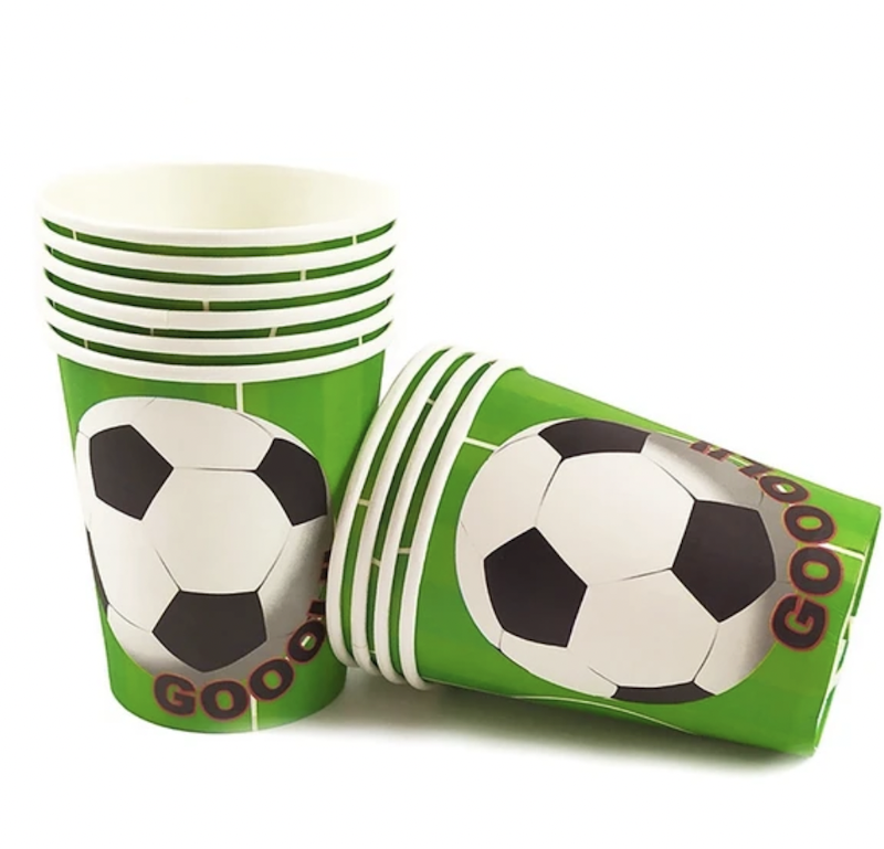 Fotball Pappkopper, 10 stk