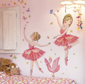 Rosa Ballerina Wallsticker