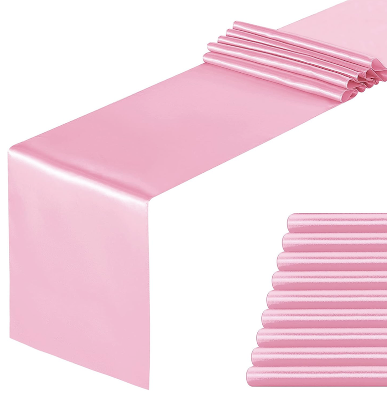 Lys Rosa Sateng Bordløper