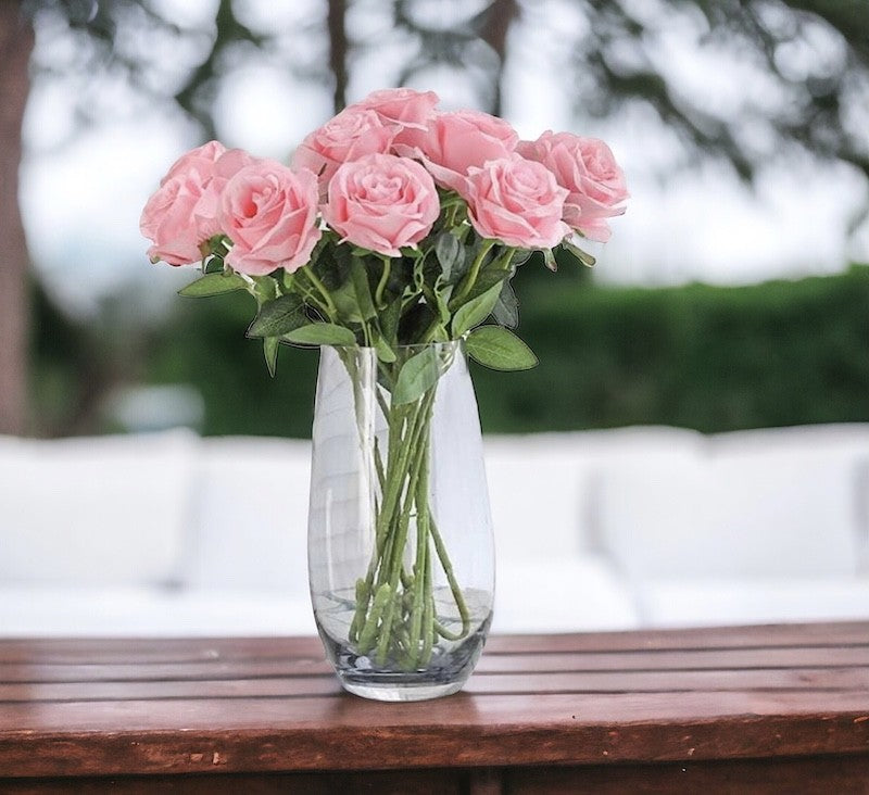 Rosa Langstilkede Kunstroser