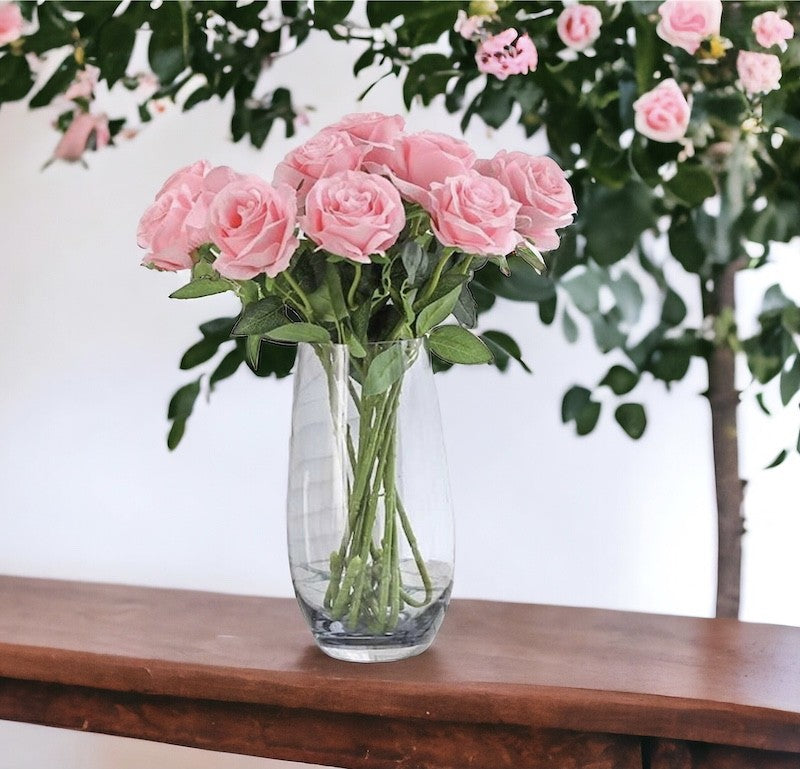 Rosa Langstilkede Kunstroser