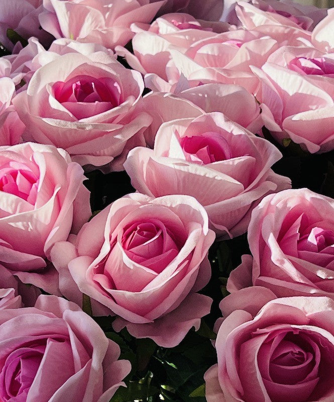 Rosa Langstilkede Kunstroser