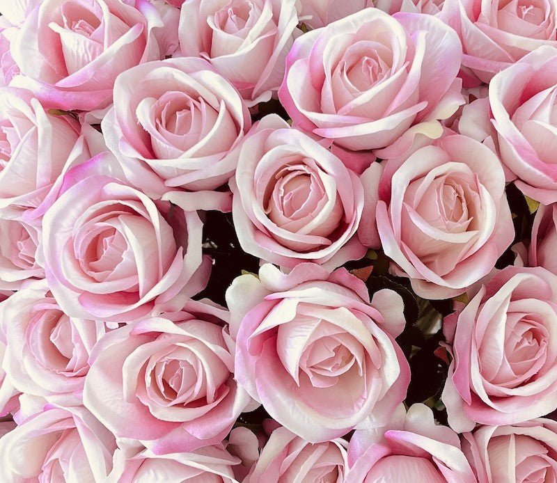 Rosa Langstilkede Kunstroser