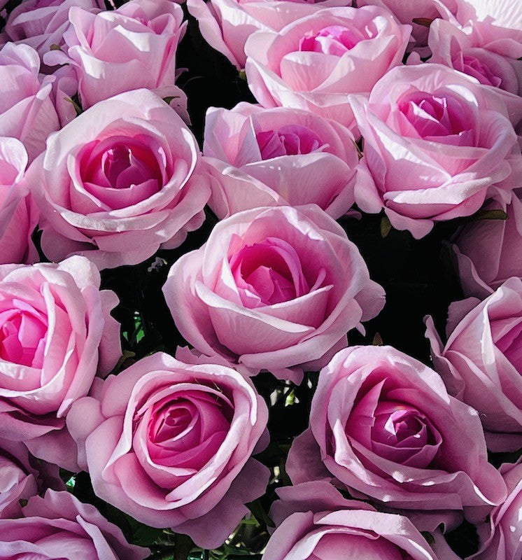Rosa Langstilkede Kunstroser