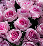 Rosa Langstilkede Kunstroser