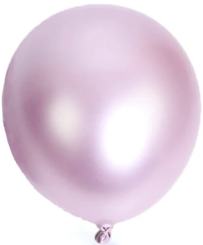 Stor Lyserosa Metallic Ballong