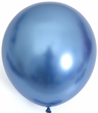 Stor Blå Metallic Ballong