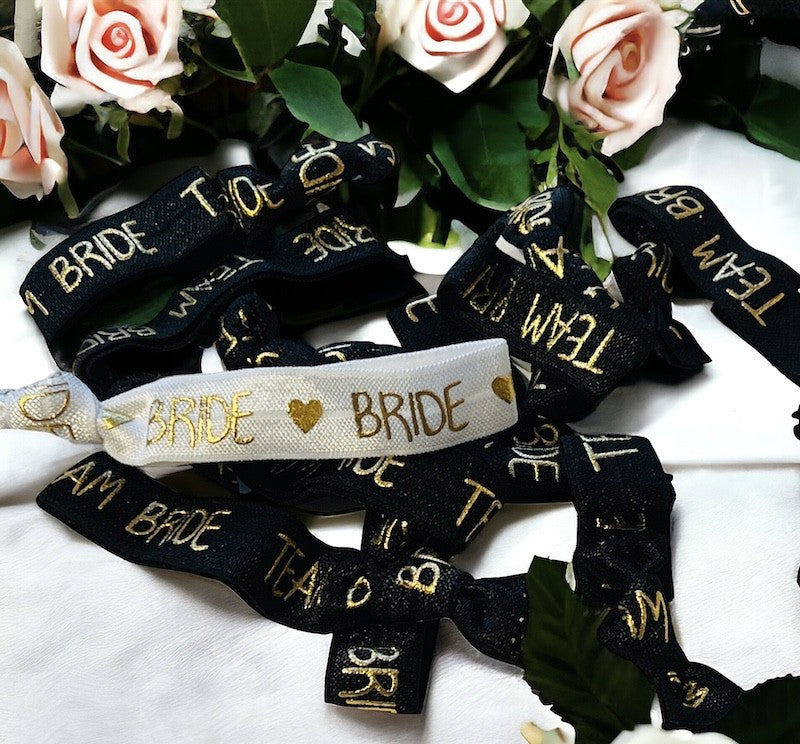 Team Bride Strikkarmbånd