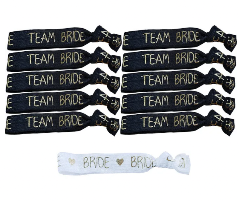 Team Bride Strikkarmbånd
