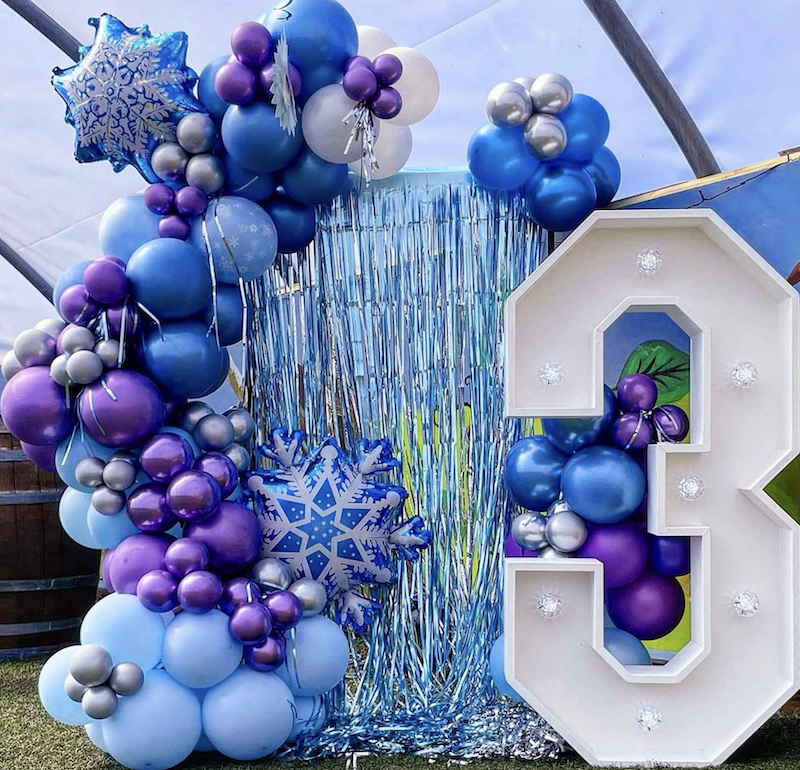 Lilla Metallic Ballonger, 20 stk