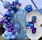 Lilla Metallic Ballonger, 20 stk