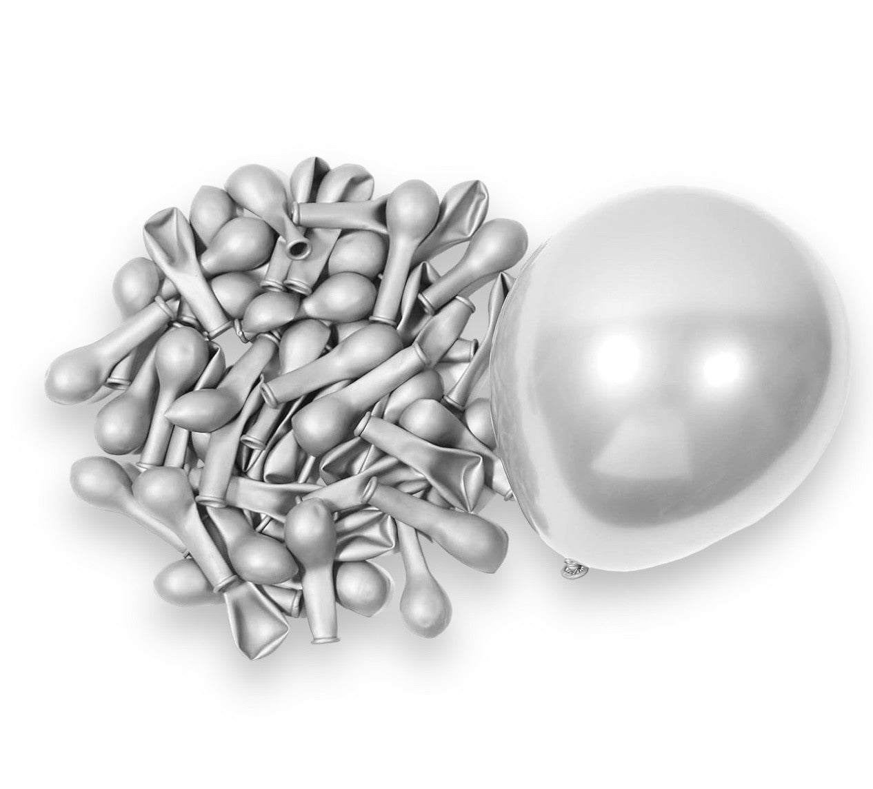 Miniatyr Sølv Metallic
