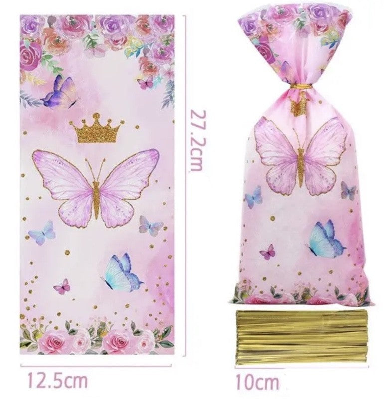 Rosa Sommerfugl Candy Bags