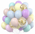Pastell Ballongbukett, 40 stk