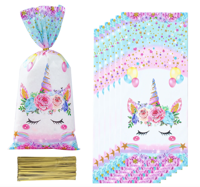 Enhjørning Candy Bags