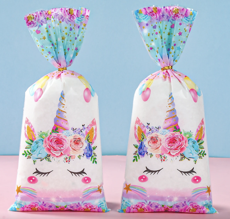 Enhjørning Candy Bags
