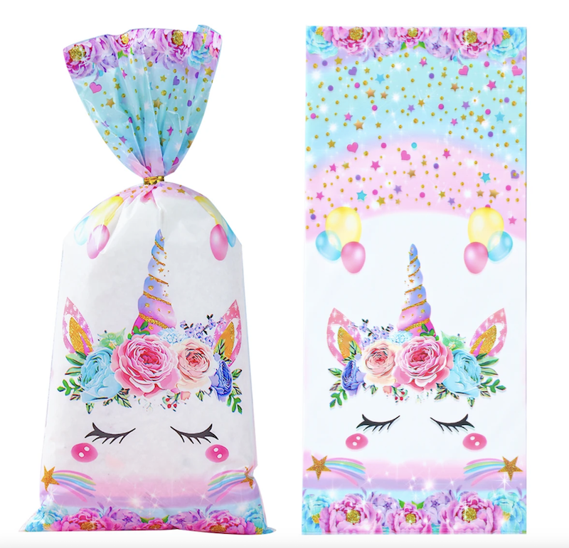 Enhjørning Candy Bags