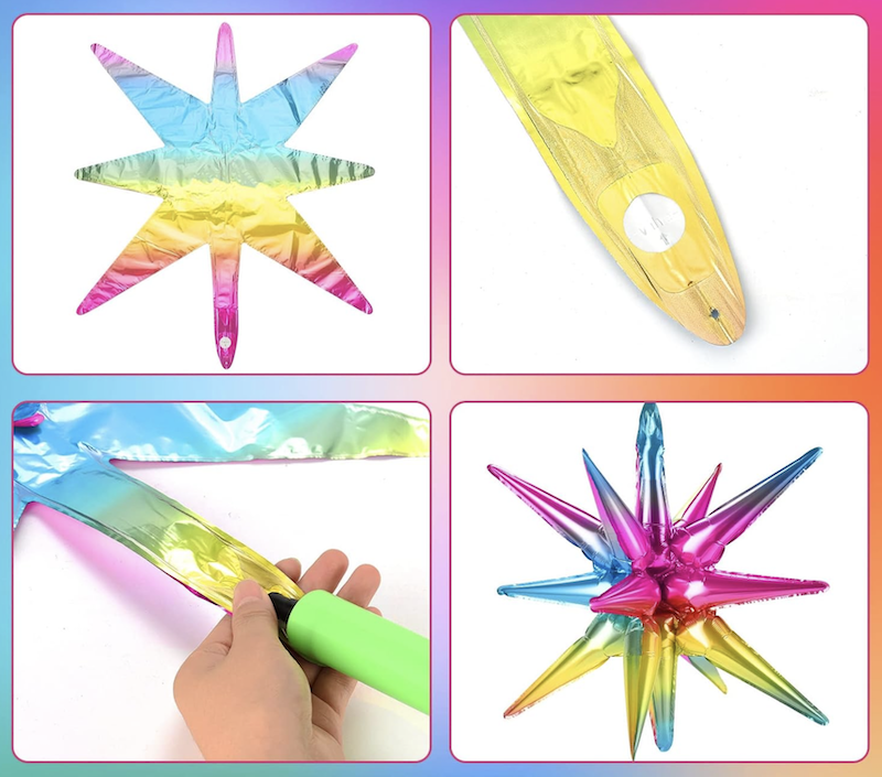 3D Foliestjerne, Pastell