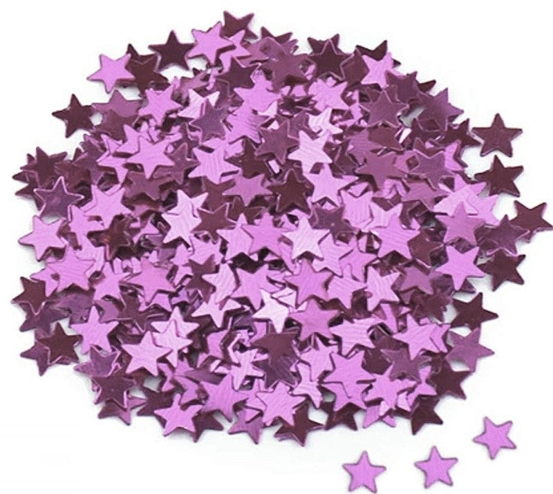 Bordkonfetti Rosa Stjerner