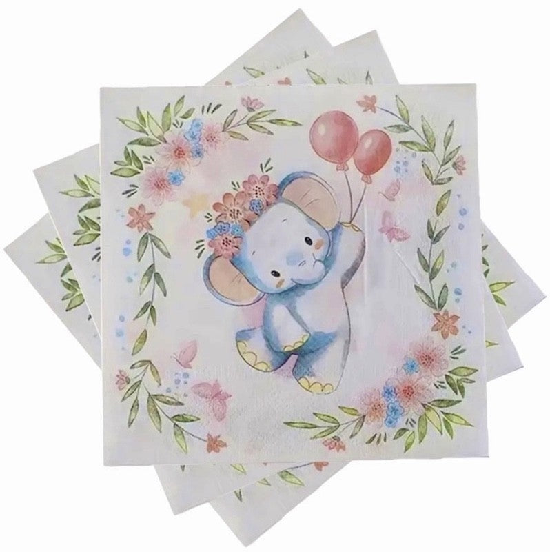 Liten Elefant Papirservietter
