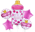 It´s A Girl Folieballonger, 5 stk