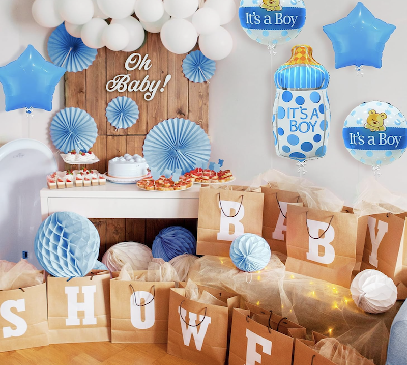 It´s A Boy Folieballonger, 5 stk