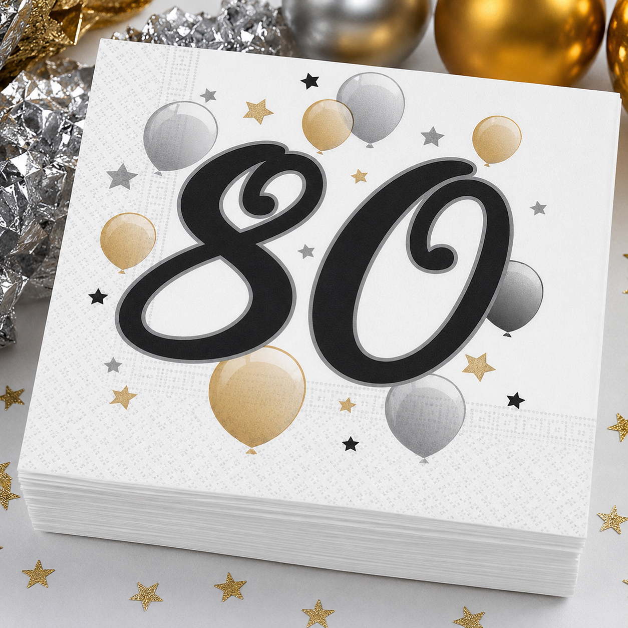 Servietter, 80 år