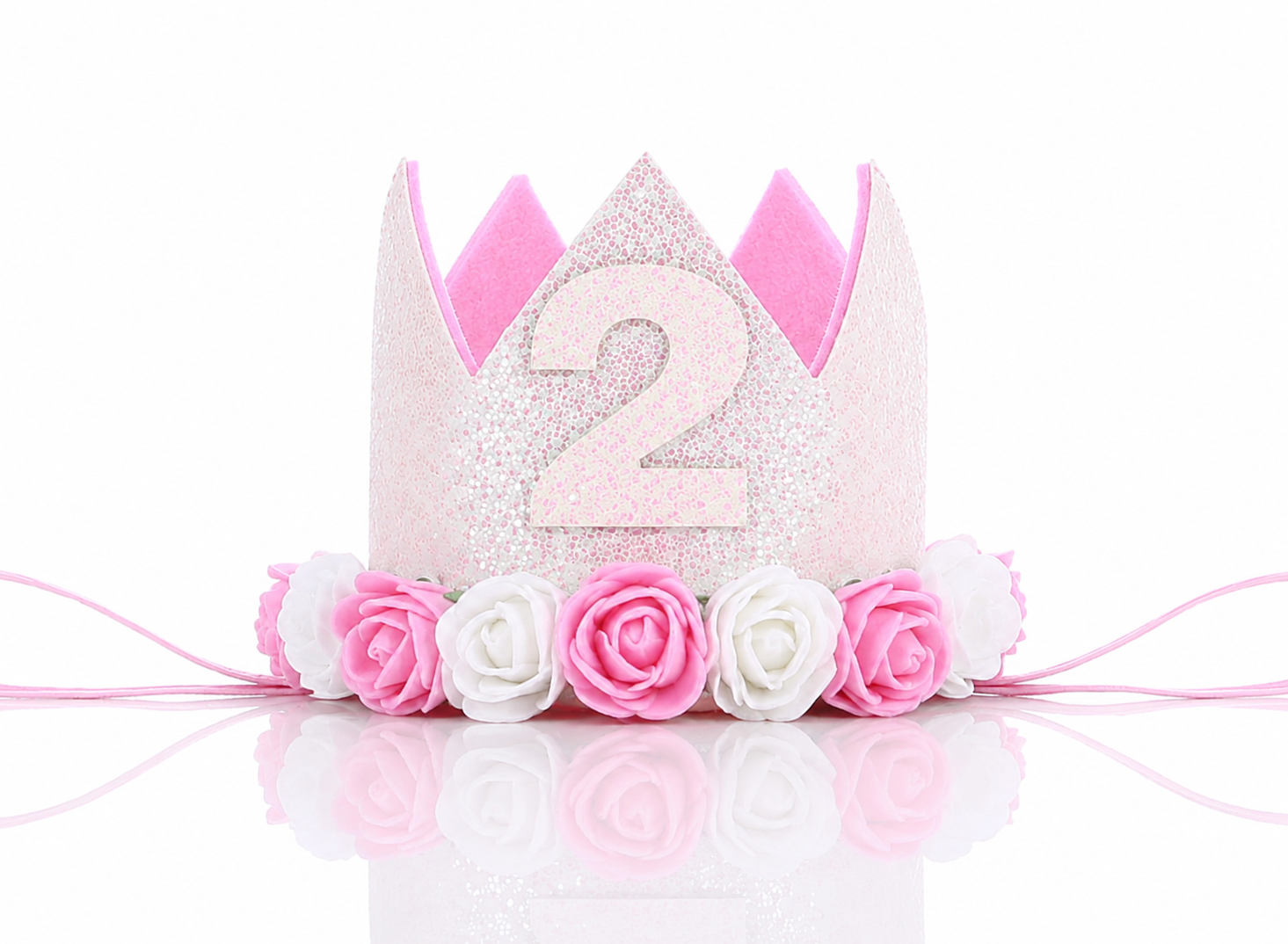 Prinsessekrone 2 år, Hvit