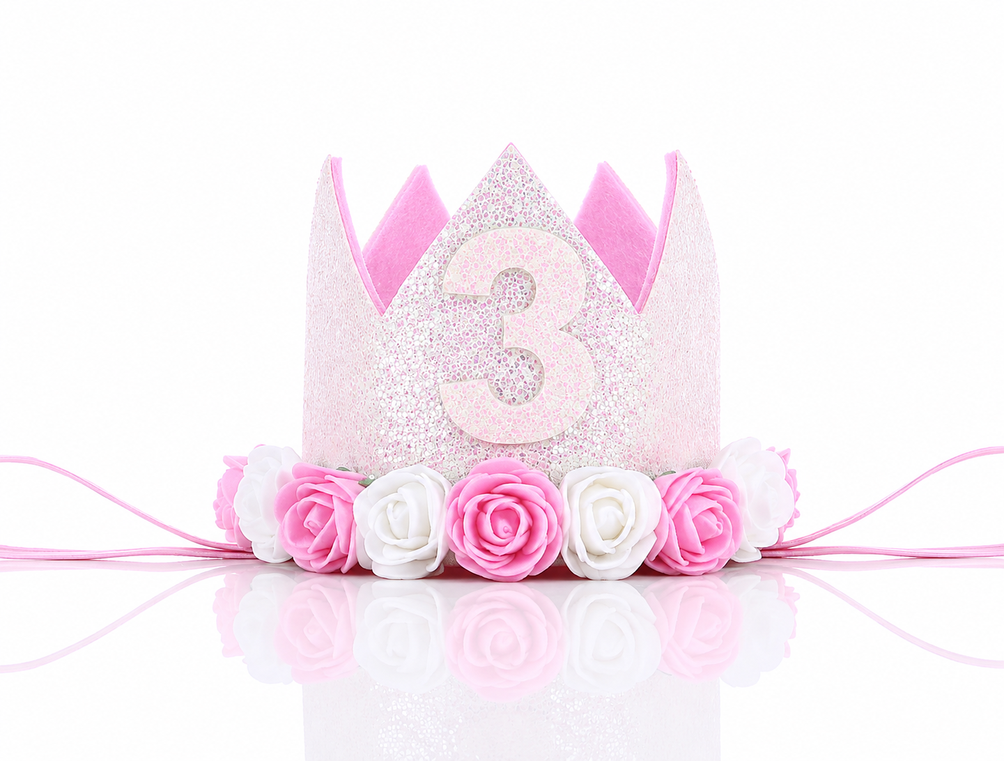 Prinsessekrone 3 år, Hvit