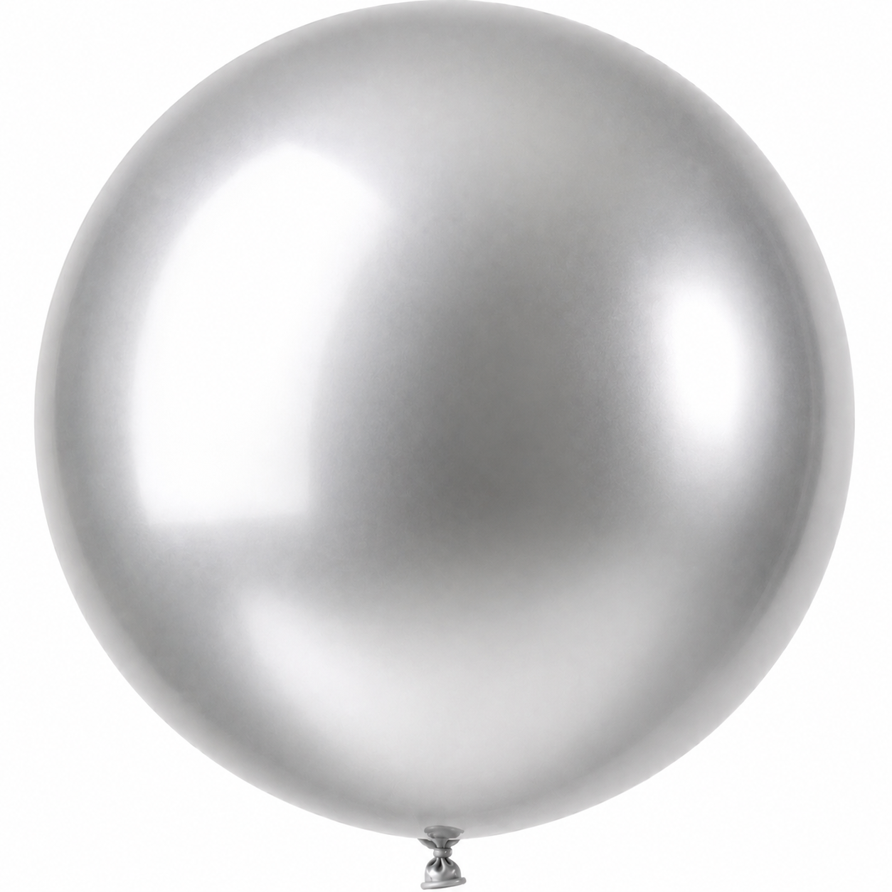 Stor Sølv Metallic Ballong