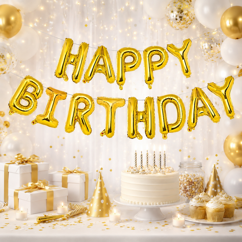 Gull Happy Birthday Foliebanner