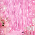 Rosa Glittergardin