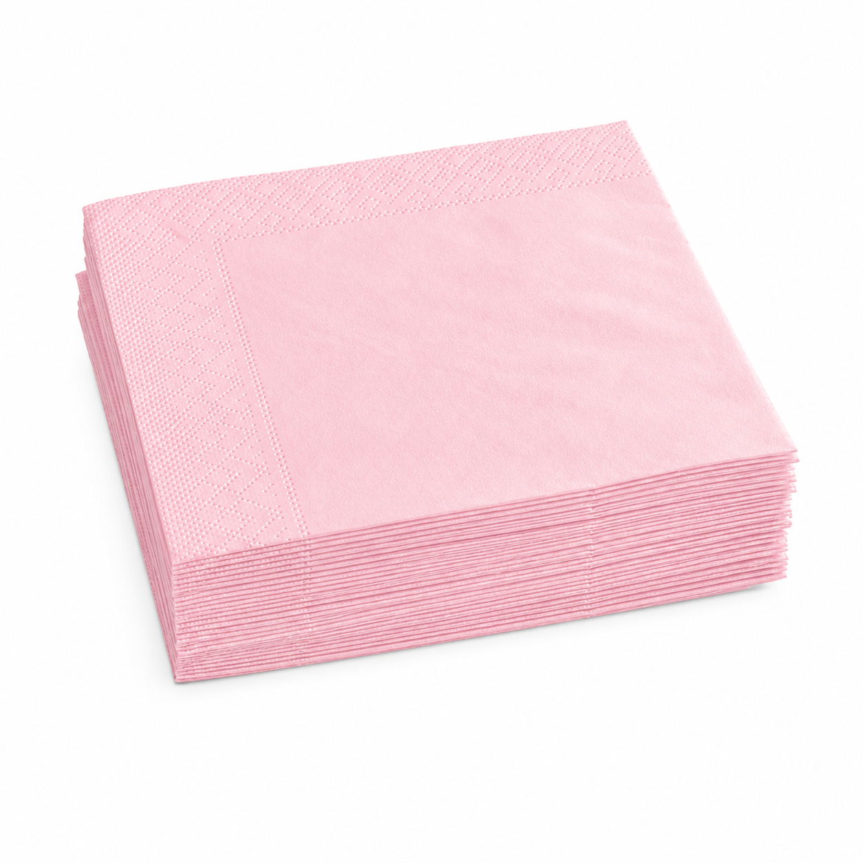 Rosa Papirservietter, 20 stk