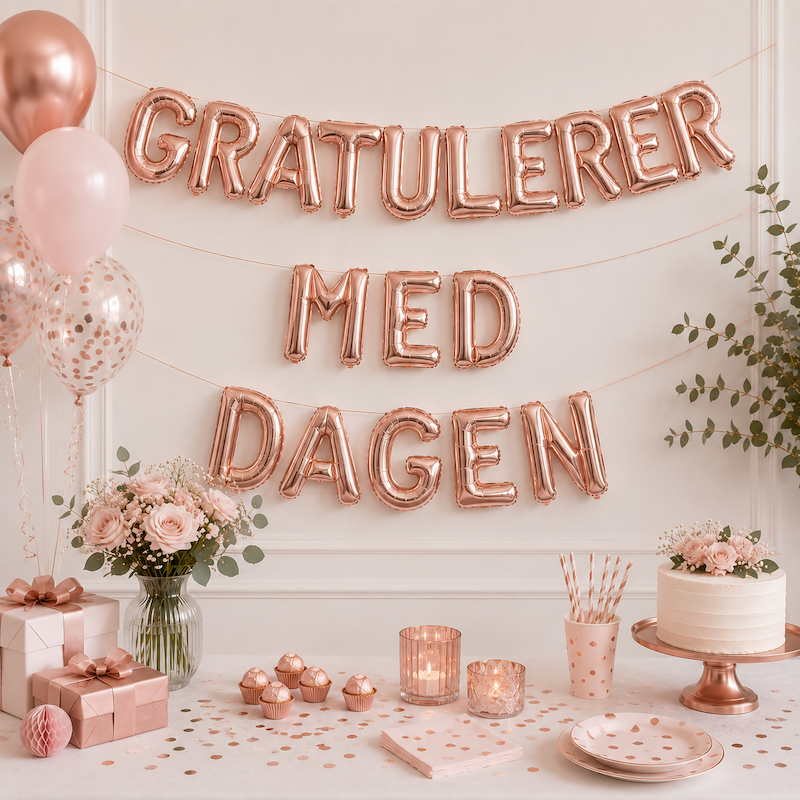 Gratulerer Med Dagen, Rose Gold