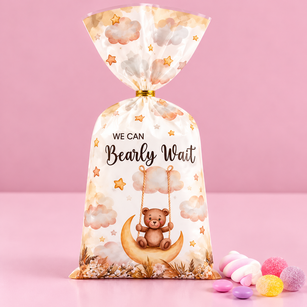 Godteposer - Babyshower, 10 stk
